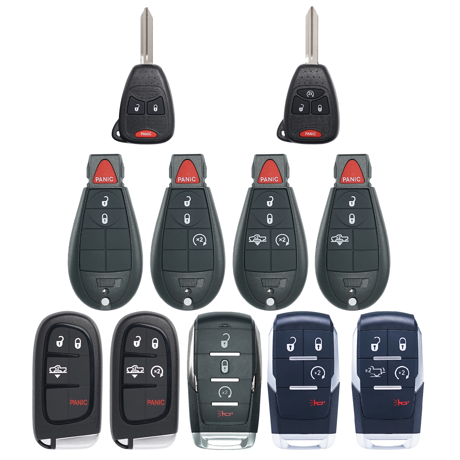 GQ4-53T M3N5WY783X IYZ-C01C GQ4-54T Новый сменный дистанционный брелок для Dodge Ram 1500 2500 3500 4500 5500