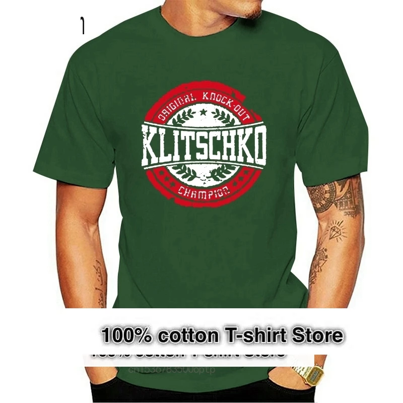 

New Wladimir Klitschko Boxing Logo Mens Black T Shirt Size S To 3Xl