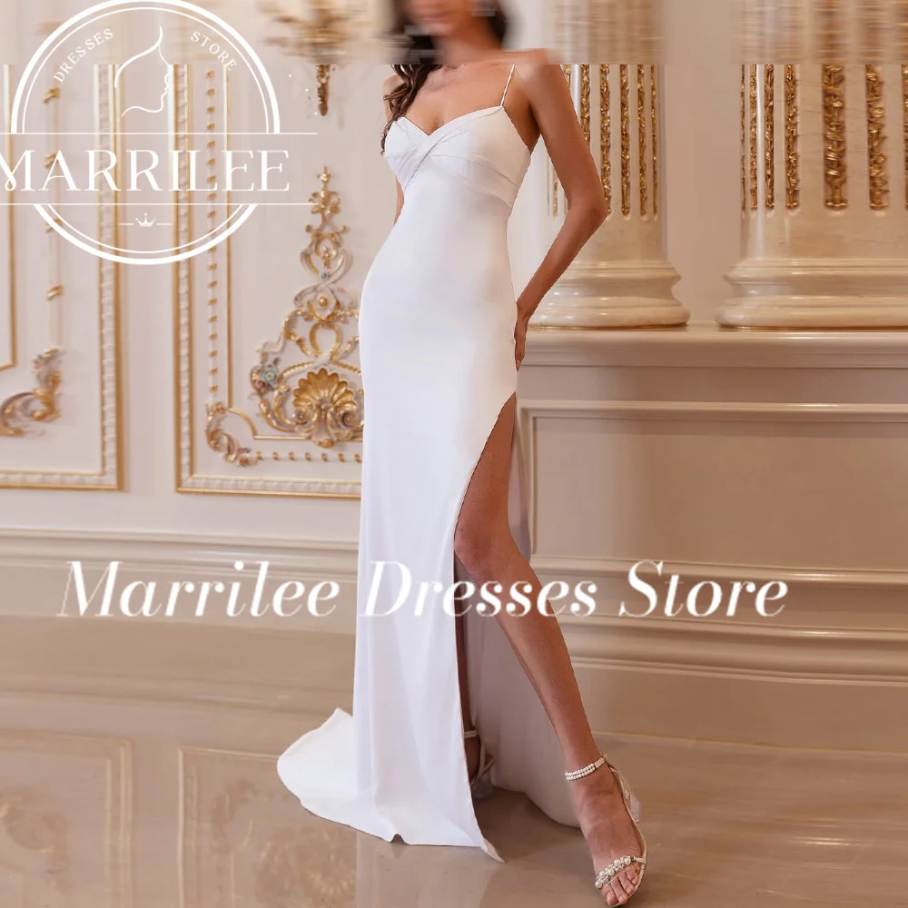 Вечерние платья Marrilee по индивидуальному заказу плиссированные свадебные с
