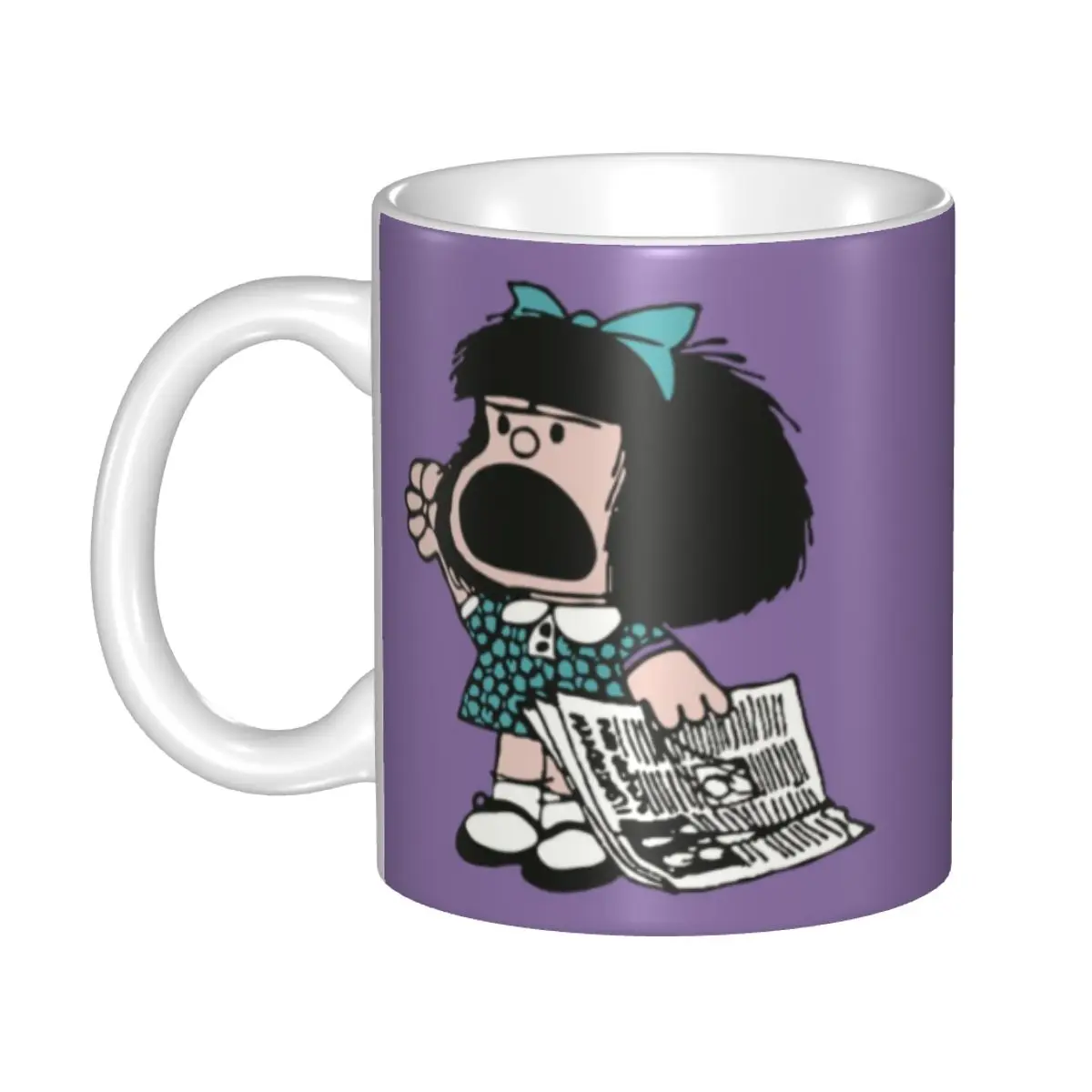 

Изготовленные на заказ Mafalda протекторные кружки Сделай Сам классические Мультяшные керамические чашки для молока чая кофе