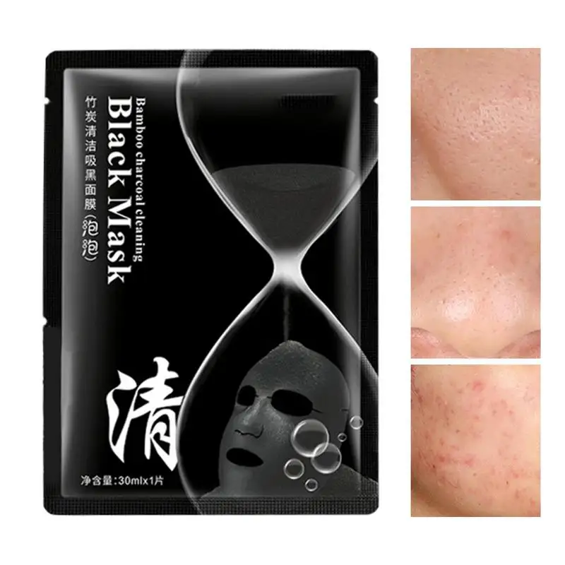 

Foaming Face Masque Charcoal Masque For Blackheads And Pores Bubbling Japanese Bubblift Masque 30ml*5PCS For Blackhead Remove