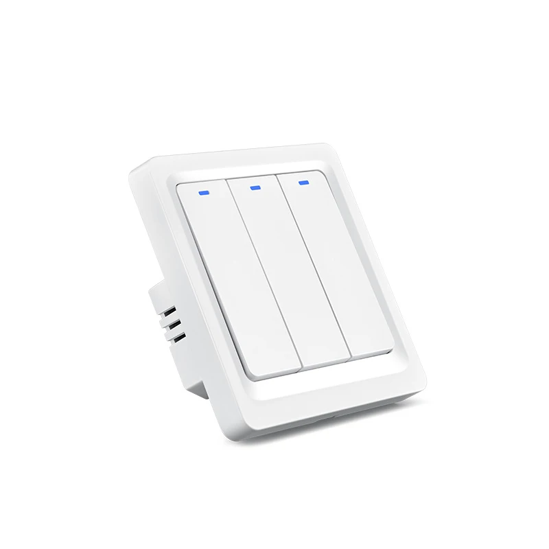 

Переключатель кнопочный Tuya Zigbee, умный переключатель с поддержкой Wi-Fi и голосового управления, работает с приложением