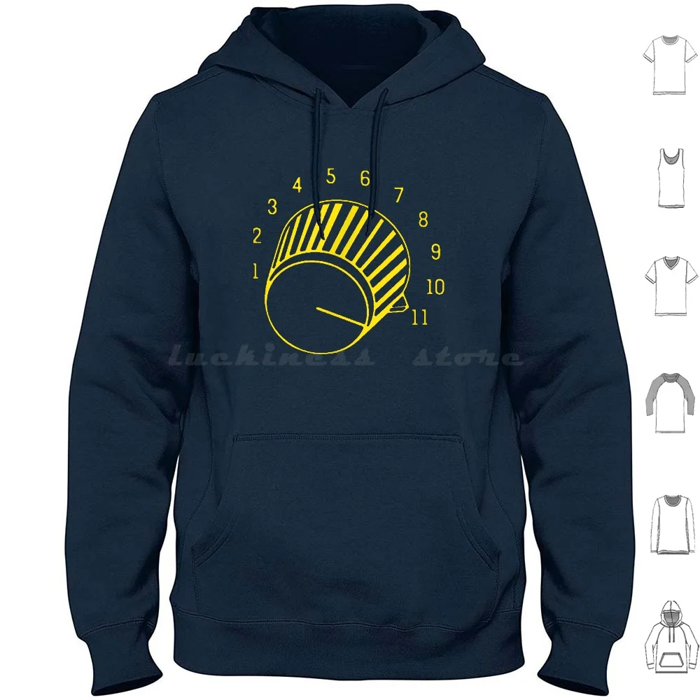 

Guitar Shirt Volume Up To 11 T-Shirt Hoodies Long Sleeve Guitar Volume Up To 11