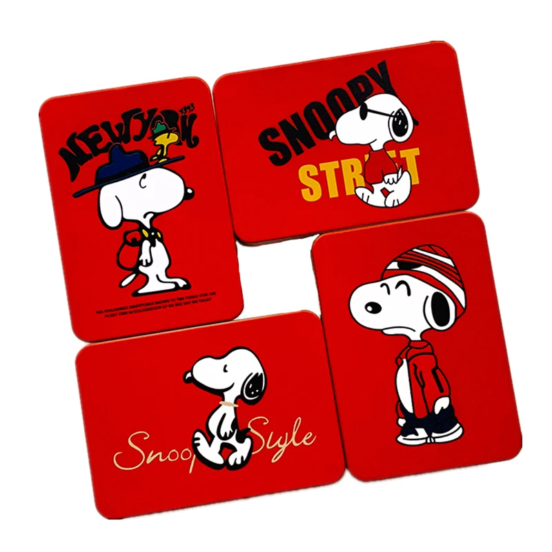 

1Pc Cartoon Anime Tin Metal Box Kawaii Snoopyed Printed Makeup Lipstick Jewelry Candy Storage Case Protable Empty Organizer Gift
