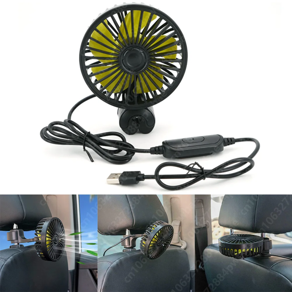 

Портативный Электрический вентилятор для салона автомобиля, USB освежитель воздуха для автомобилей SUV