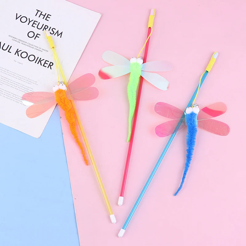 1 шт. игрушка для кошек стрекоза