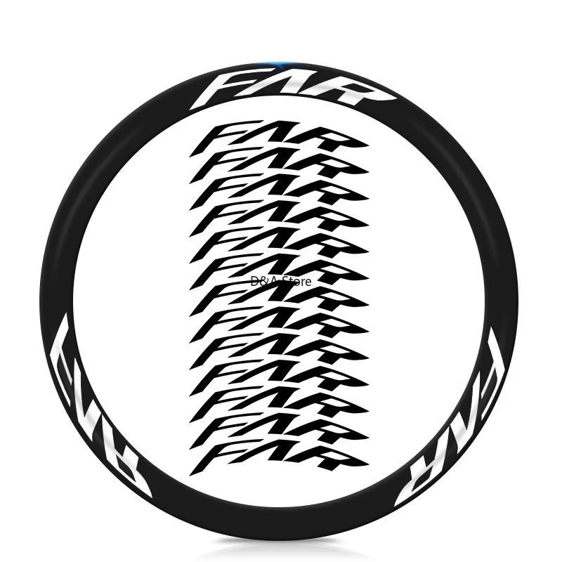 

Road Bike Stickers Bicycle Wheel Decoration Waterproof Cycling Decals for FAR S3 S4 S6 Disc Brake