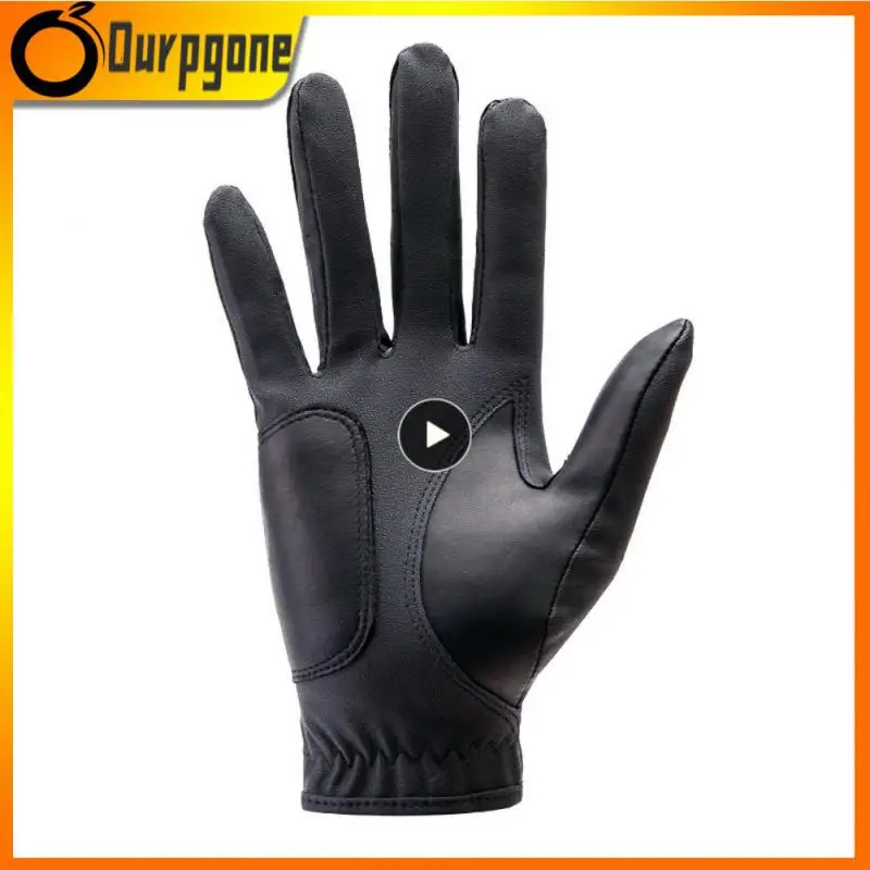 

Golf Gloves Ventilation Hole Breathable Gloves Lambskin Upgraded Cycling Gloves Riding Gloves Stretch Gloves