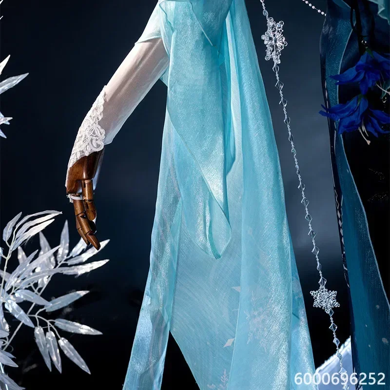 Косплей-костюм Naraka Bladepoint Ji Yingying для женщин аниме элегантный наряд Хэллоуин зима