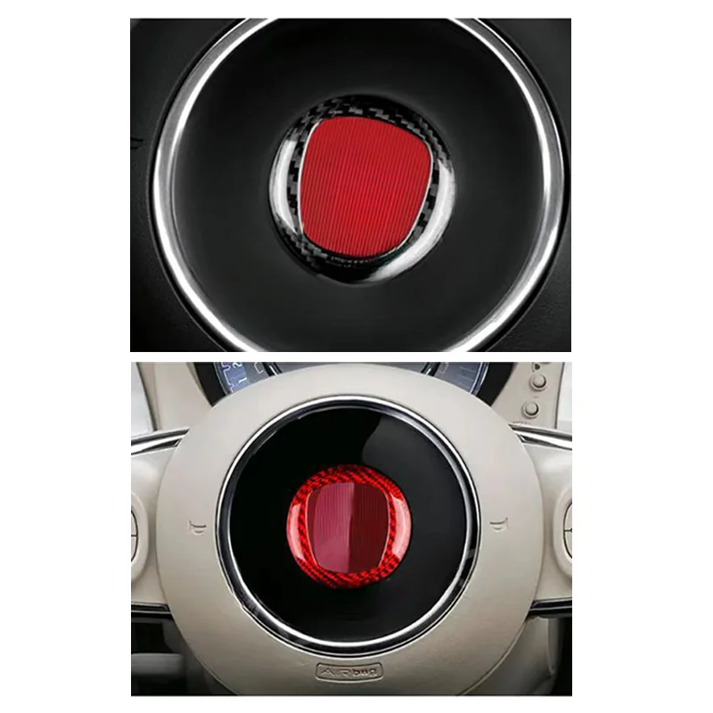 Наклейка из твердого углеродного волокна Real Dly для Fiat 500 Abarth 595 695 2009 2010 2011 2012-2022 2023, аксессуары для салона автомобиля из карбона (art.: 3920cd0c2df06) - 3920cd0c2df06