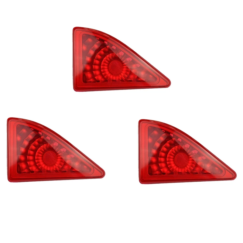 

3X For Renault Master Vauxhall Movano 10-19 Rear Red Central Brake Light Third Stop