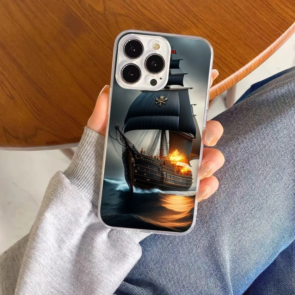 Чехол для мобильного телефона пиратский Corsair iPhone 15 14 13 12 11 XS X 8 7 6 Plus Mini Pro Max SE 2022