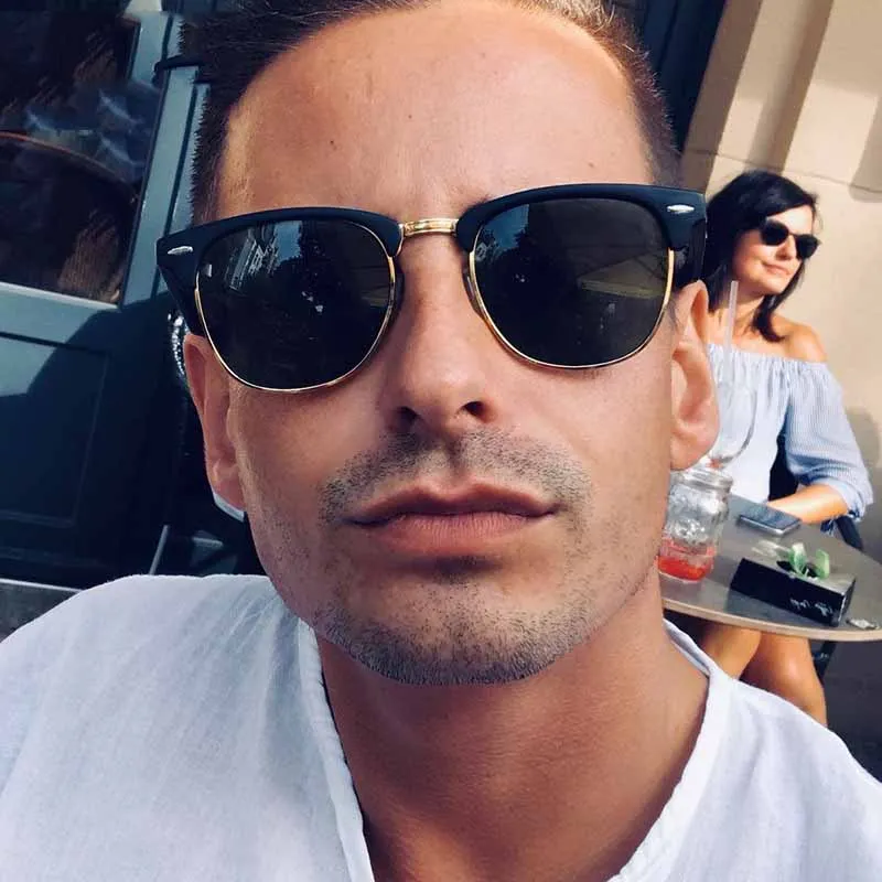 

Summer Fashion Sunglasses for Men Women Designer Sun Glasses Women Semi Rimless Classic Men Sunglasses Oculos De Sol UV400