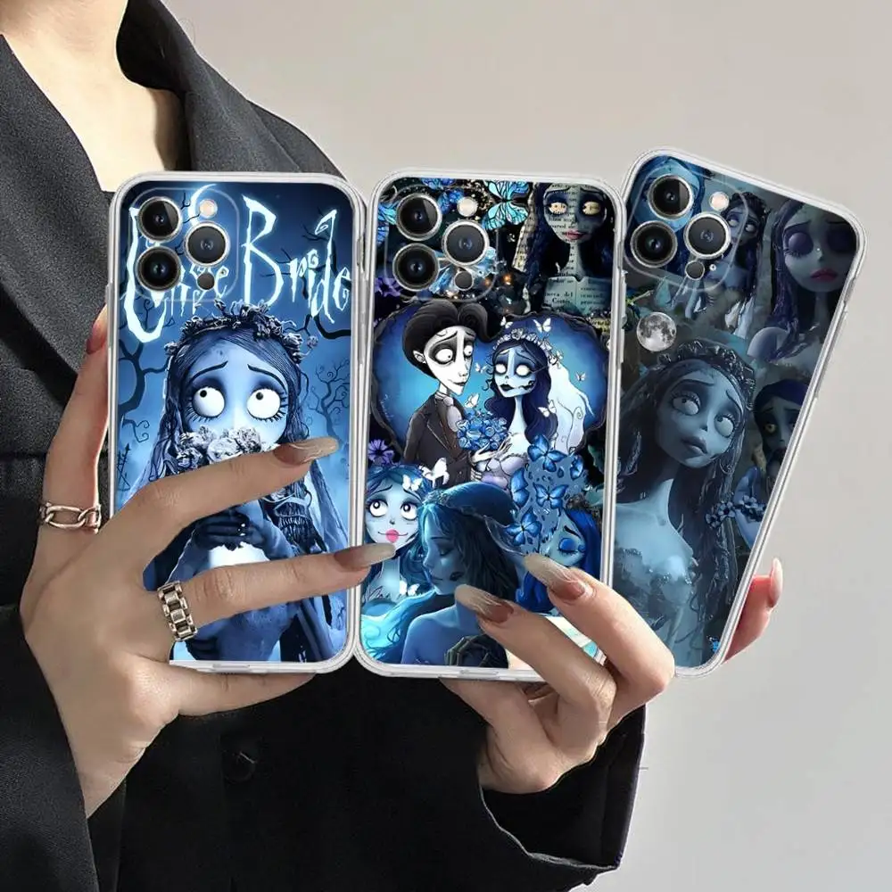 Фото Чехол C-Corpse B-BrideS для iPhone 17, 16, 15, 14, 13, 11, 12 Pro Max, 16 Plus, прозрачный №1