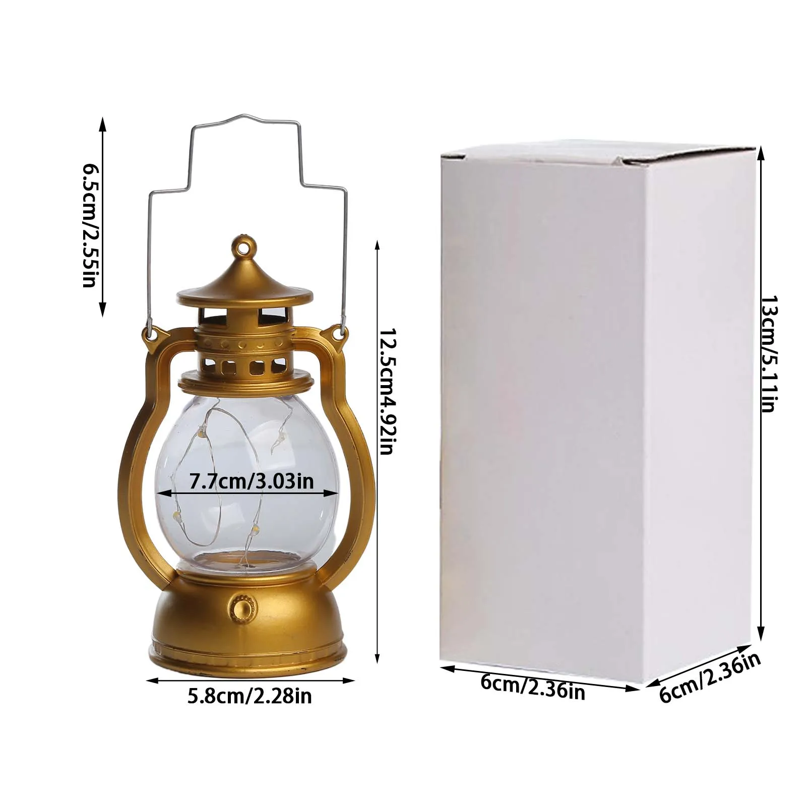 Портативный светодиодный уличный светильник винтажный водонепроницаемый