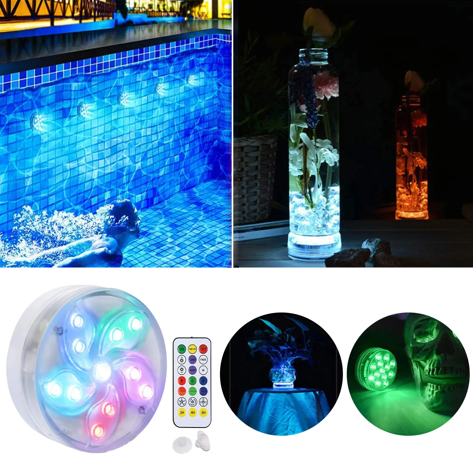 

11 светодиодов воздушный насос для аквариума светильник для аквариума 10 цветов подводсветильник освещение для аквариума декоративные укра...