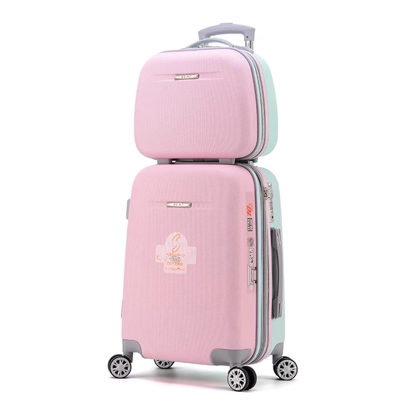 

GraspDream 20 22 Inch Woman Trolley Case Suitcases,Cute Luggage Travel Bag,ABS Travel Luggage,Rolling Luggage,Suitcase On Wheels