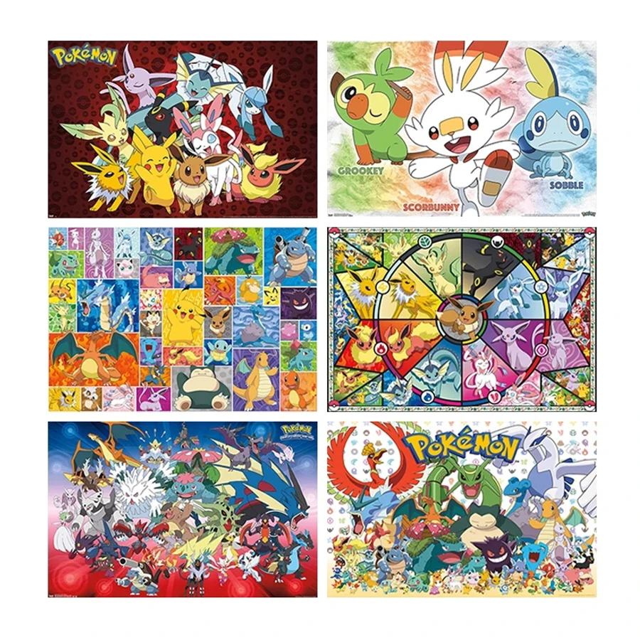 

5D DIY Diamond Painting Anime Pokemon Collection Of Characters Embroidery Art Full Square Round Mosaic Cross Stitch For Boy Gift