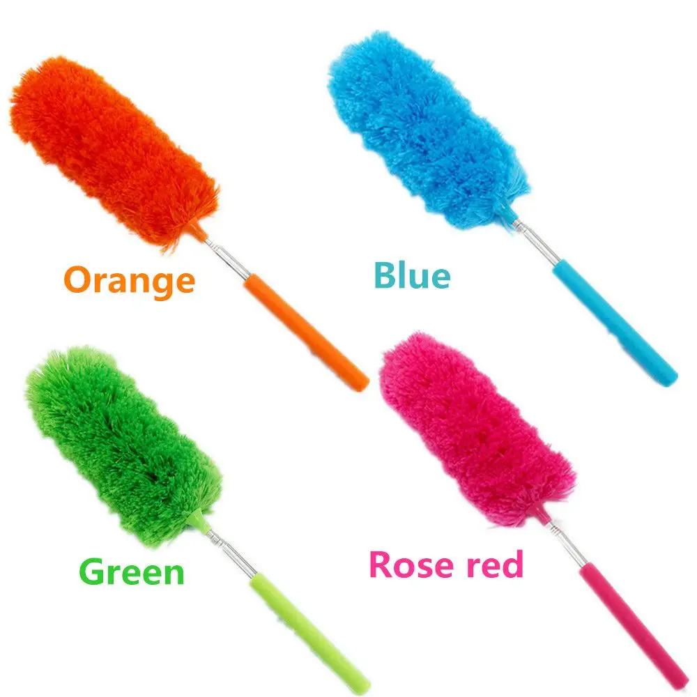 Раздвижной длинный телескопический Пыльник 80 см волшебная статическая щетка для