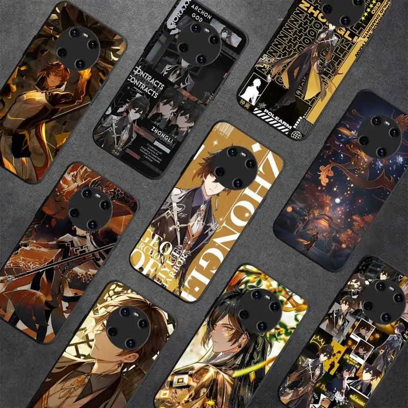 

Genshin Impact Morax Phone Case For Huawei Y 5 Y62019 Y52018 Y92019 Luxury funda case for 9prime2019