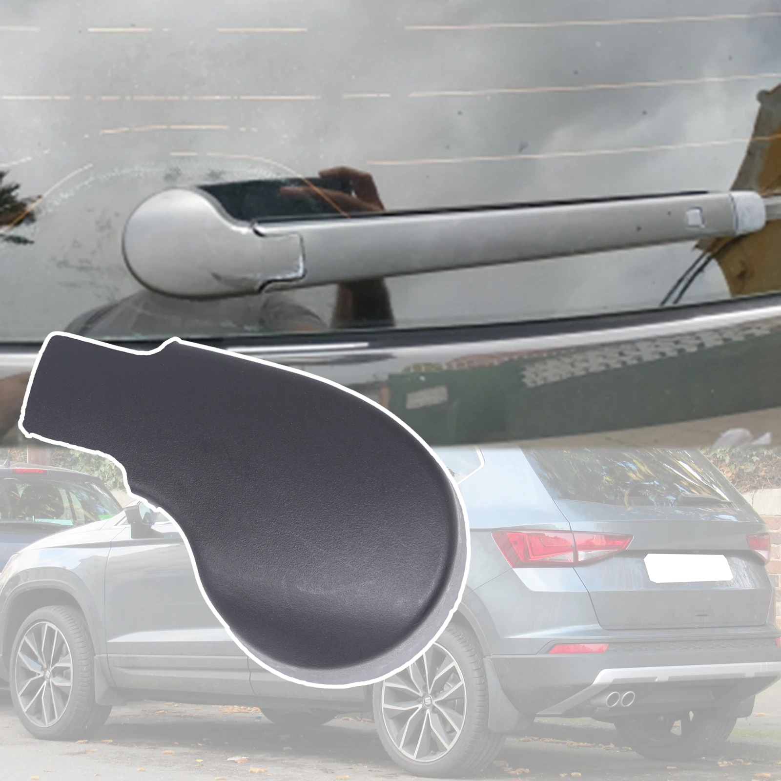 Крышка стеклоочистителя заднего лобового стекла для Seat Leon MK3 5F 2013 2014 - 2020 Ibiza Mk5 6F Alhambra Mk2 7N Mii Arona KJ7