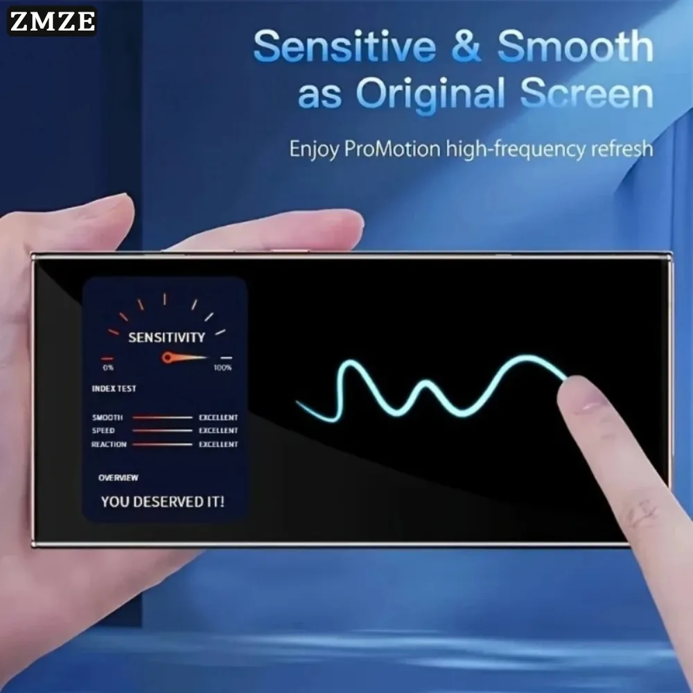 Фото 2 шт. Защитная пленка HD для Samsung Galaxy Z Fold 7 6 5 4: закаленное стекло, без пузырьков, гладкое на ощупь, HD-качество №3