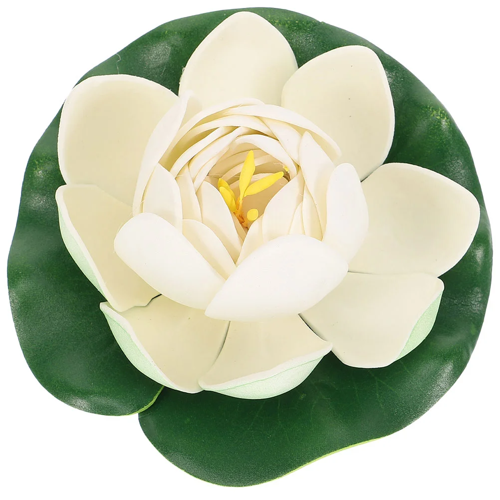 

Floating Flowers Lotus-flower Decor Aquarium Landscape Pond Ornaments Artificial Plants Small Pool