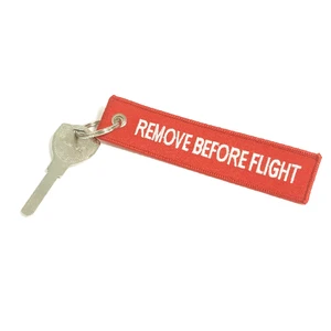 Car Motorcycle Keychain Textile Key Ring Buckle Lanyard Tags Remove Before Flight For Bmw Honda Mazda Audi Jdm Auto Accessories