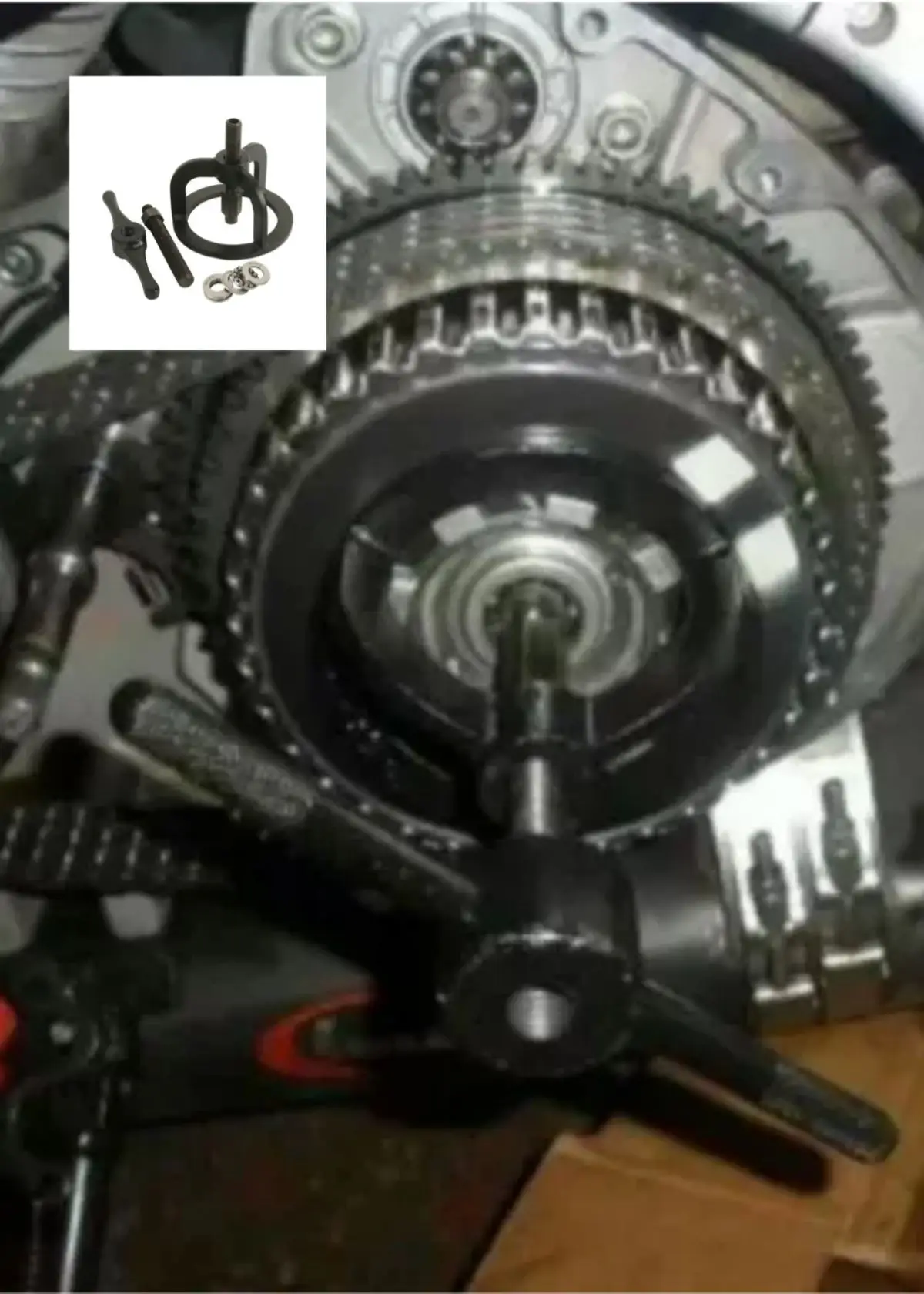 Для Harley 1340cc Touring Dyna Softail XL 883 XL1200 Sportster 48 90-07 Инструмент для сжатия пружины сцепления