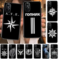 russian mafia clear phone case for huawei honor 20 10 9 8a 7 5t x pro lite 5g black etui coque hoesjes comic fash design