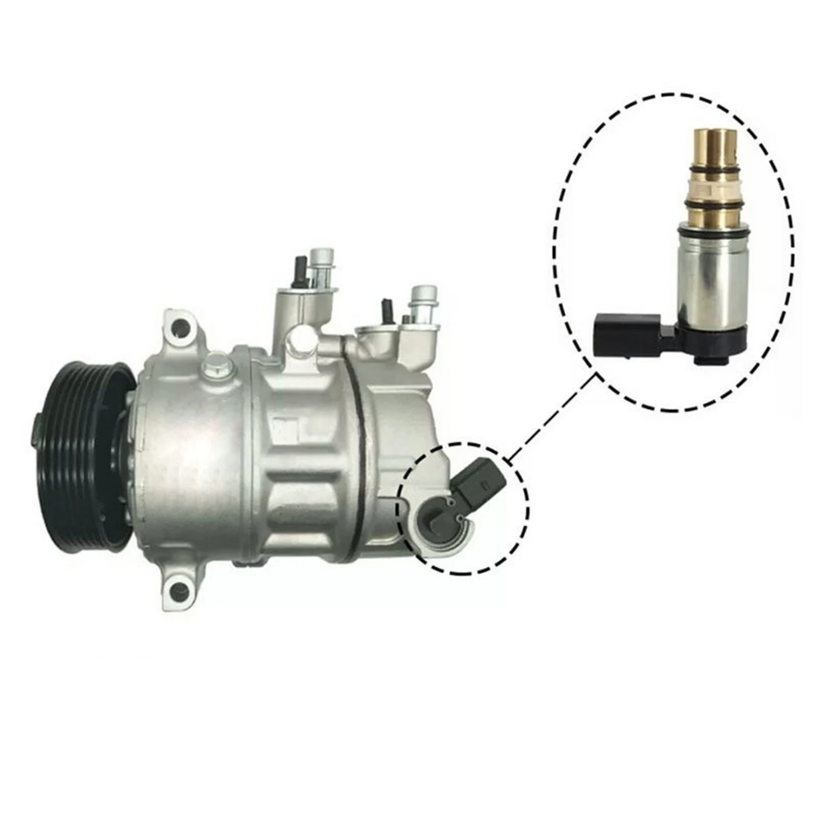 

Car AC Compressor Control Solenoid Valve PXE16 PXE14 Fit for Tiguan Sagitar Magotan Golf Octavia Superb Passat