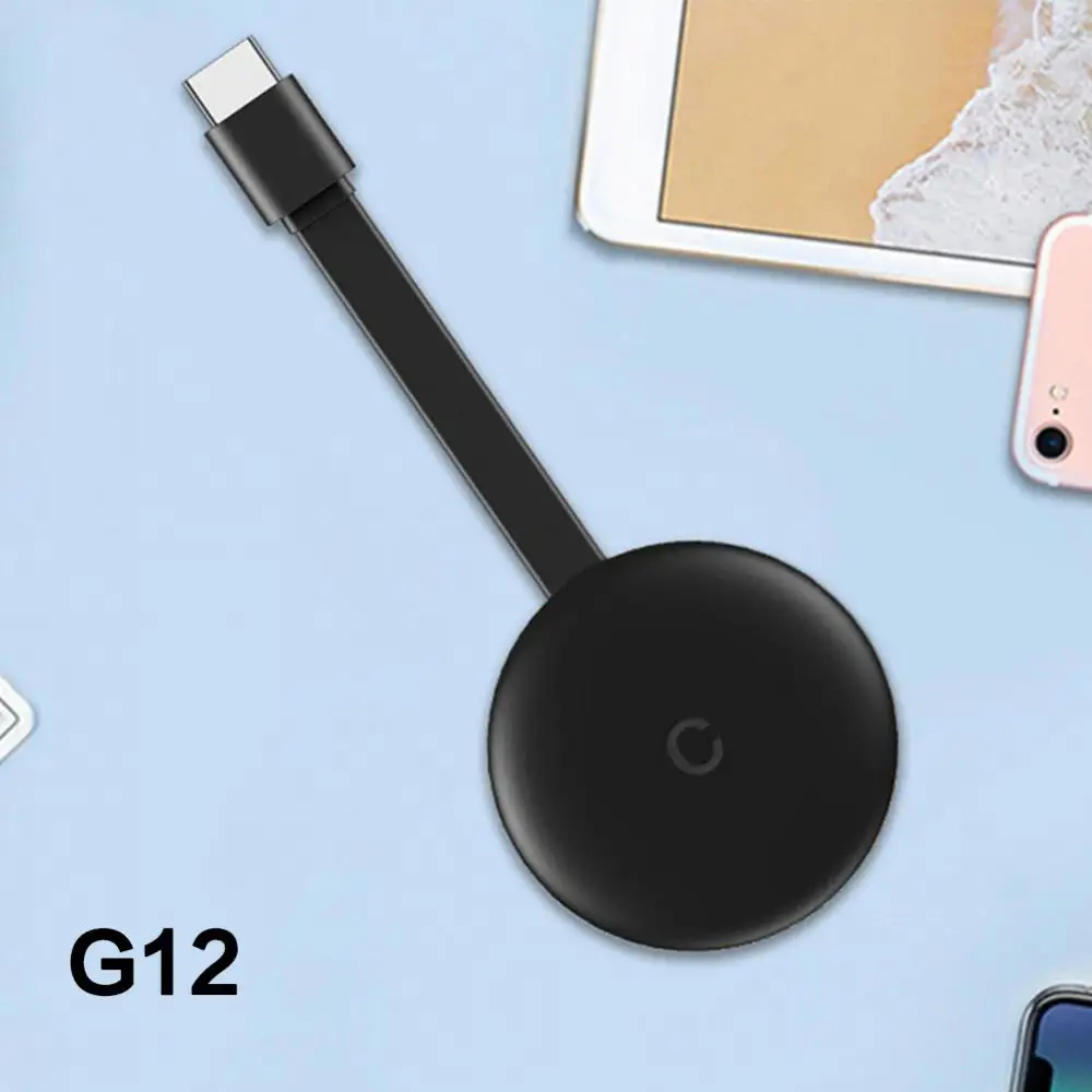 

G12 TV Stick Miracast 4K HDMI-compatible Media Player WiFi Display Receiver Dongle Screen Mirroring 1080P HD TV For Android IOS