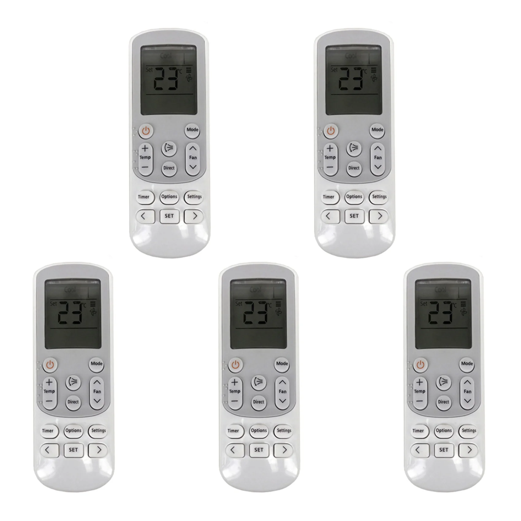 

5X Air Conditioning Remote Control Replacement Direct for Samsung DB93-14643S DB93-15169G DB93-14643T DB93-15882Q