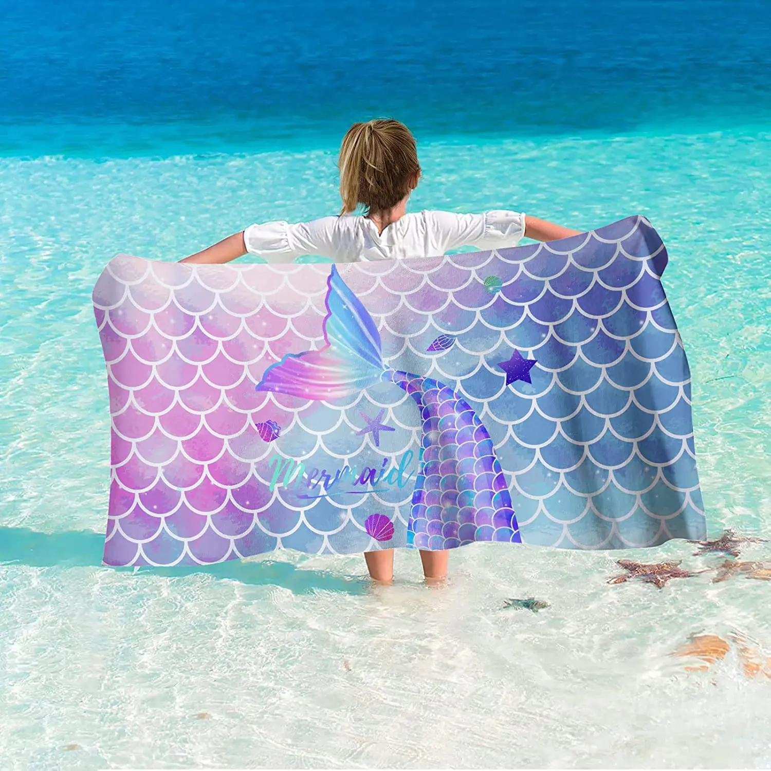 

Пляжное полотенце MUSOLEI, 80x160 см, быстросохнущее пляжное полотенце без песка, детское пляжное полотенце для путешествий на пляж, подарок для детей