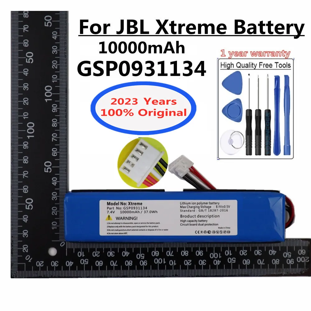 

2023 новый оригинальный плеер, аккумулятор для динамика JBL Xtreme 1 Xtreme1 GSP0931134 10000 мАч, специальный выпуск, Bluetooth, аудиоаккумулятор