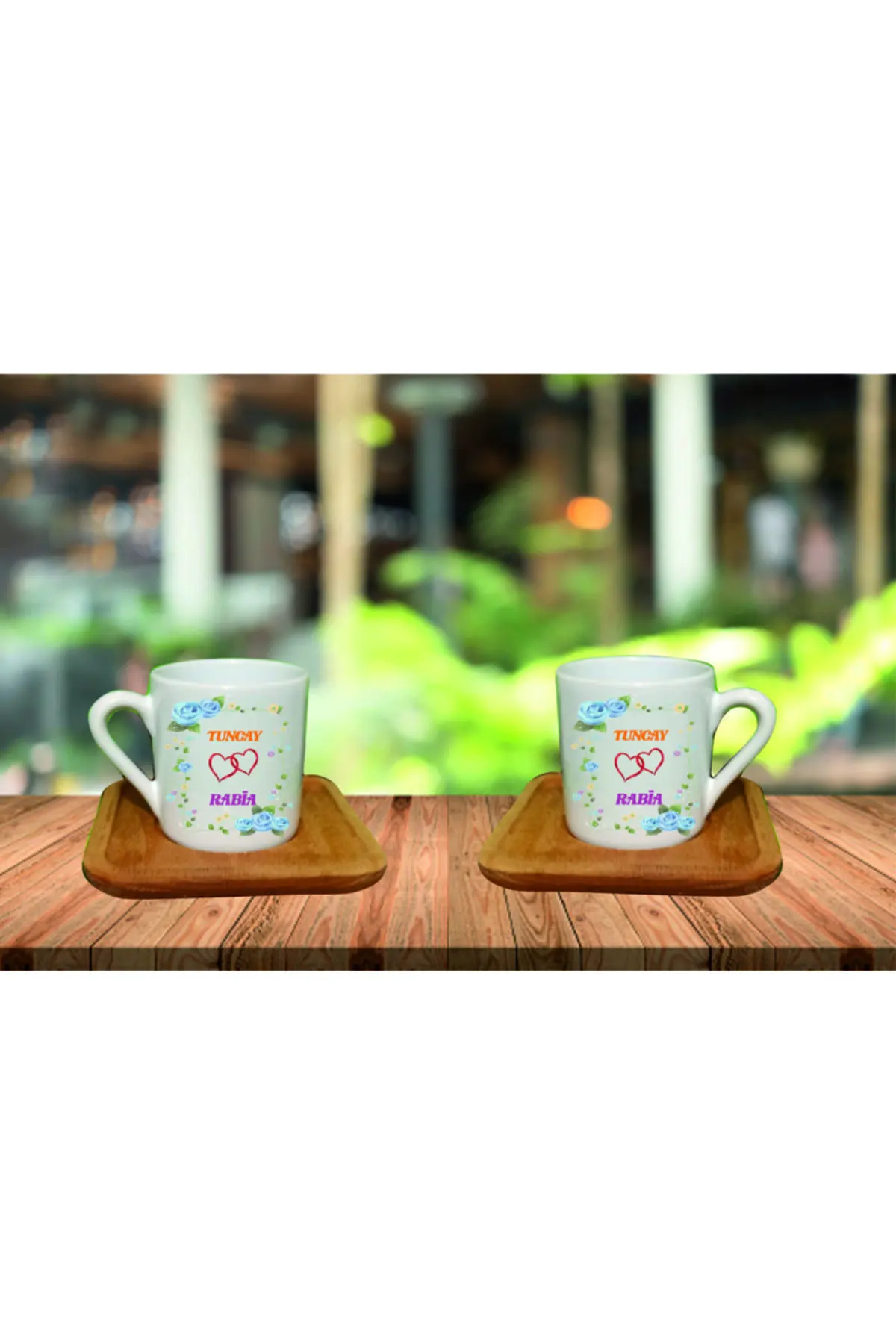 

Amazing Turkish Greek Arabic Coffee & Espresso Cup Set Printed 2 Psc. Cup Set