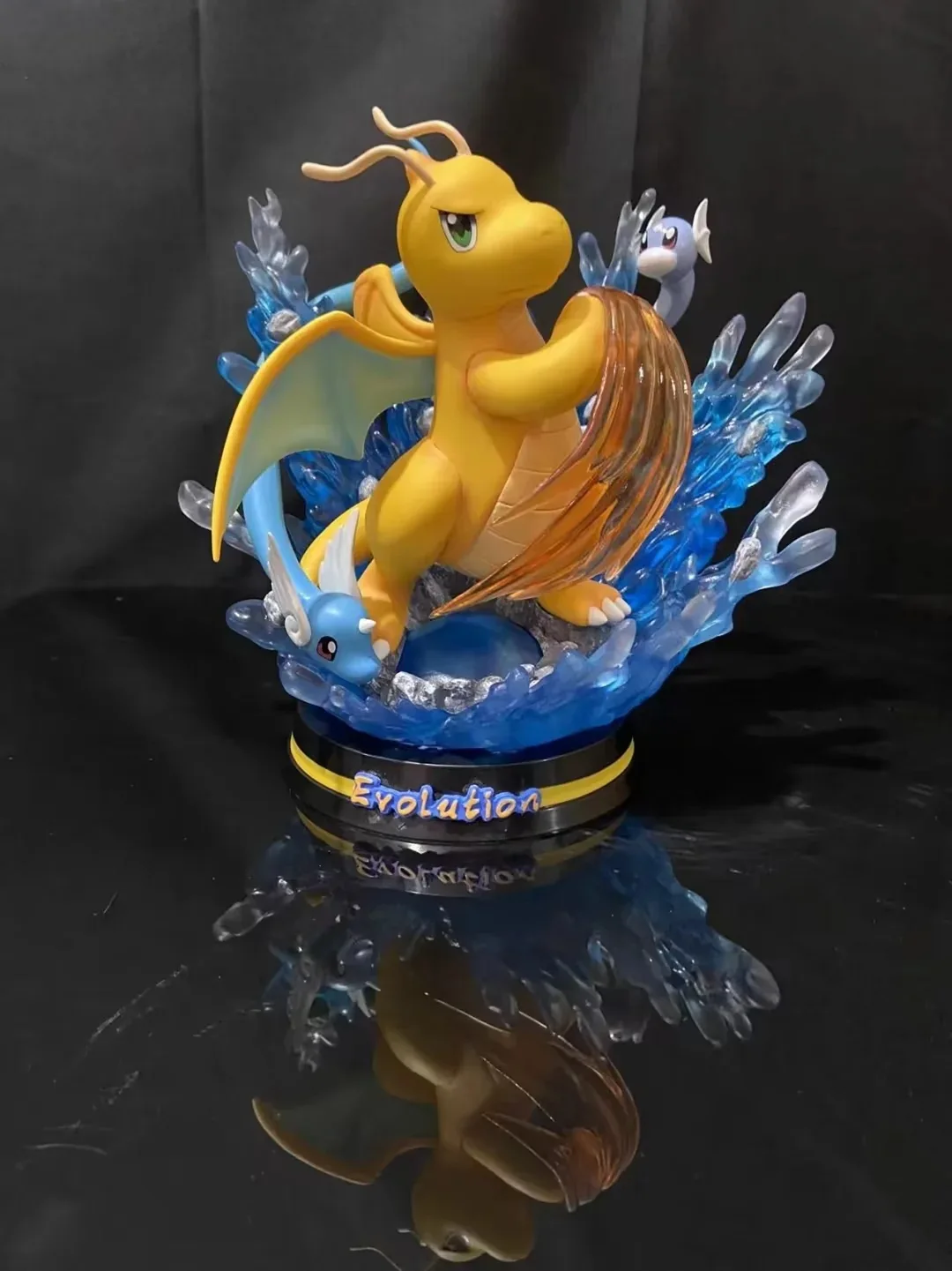 

Anime Pokemon Dragonite Dragonair Draco Dragonir Evolution Ver. GK PVC Action Figure Game Statue Collectible Model Toys Doll