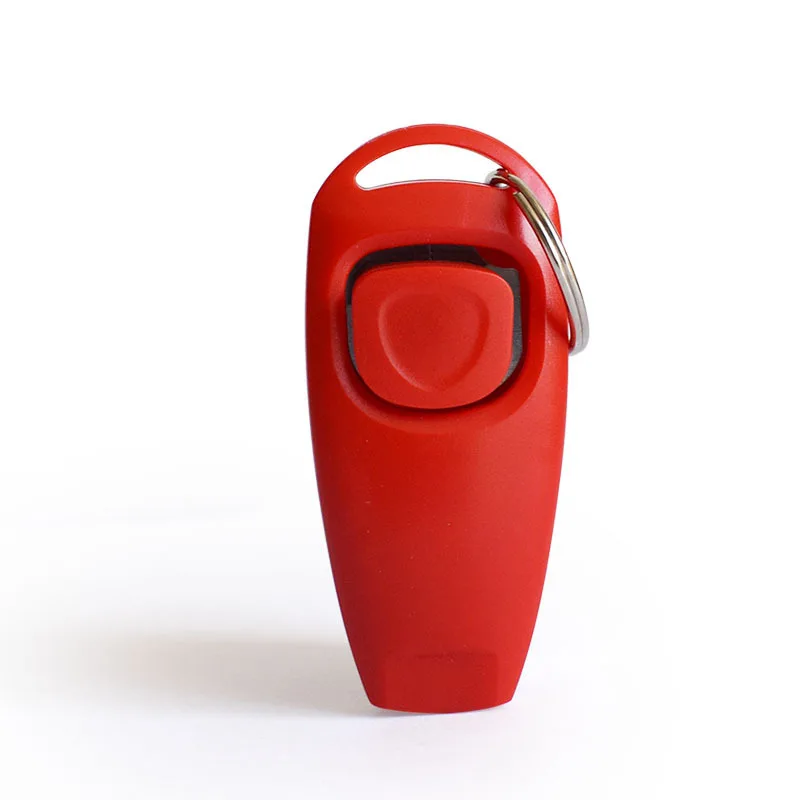 

Pet Multifunction 2 in 1 Clicker & Whistle Dog Trainer Clicker With Key ring Pet Puppy Trainer Dog Flute & Clicker Pet Supplies