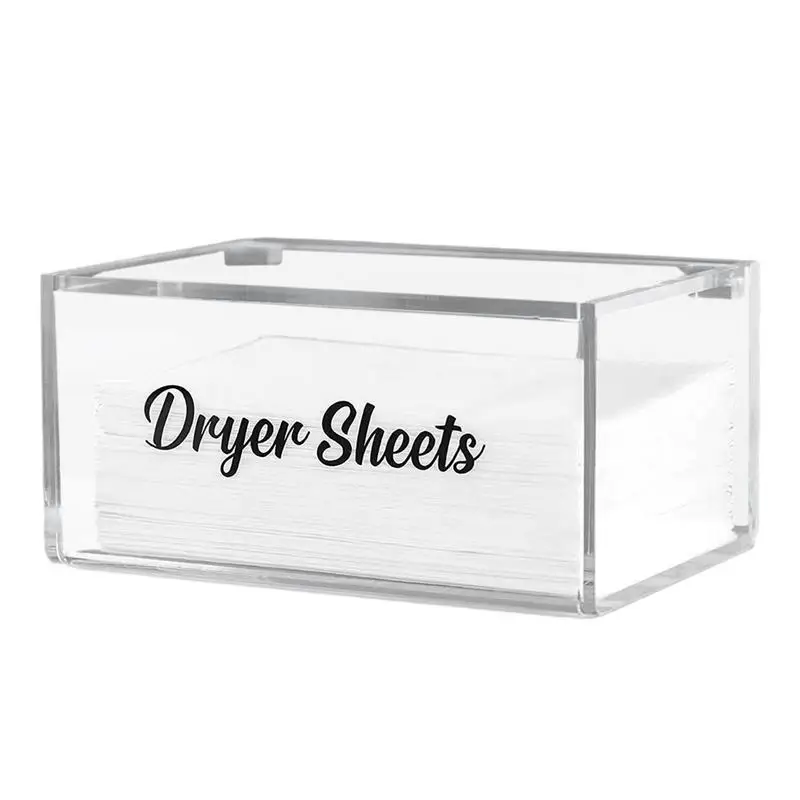 

Dryer Sheet Holder Multifunctional Toilet Paper Holder For Home Kitchen Tissue Box Wall Mounted Tissue Paper Storage Accessories