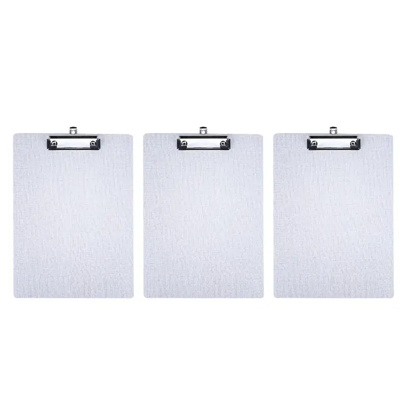 

3Pcs Professional Clipboards Multi-function Profile Clipboards Convenient Clipboard Folders