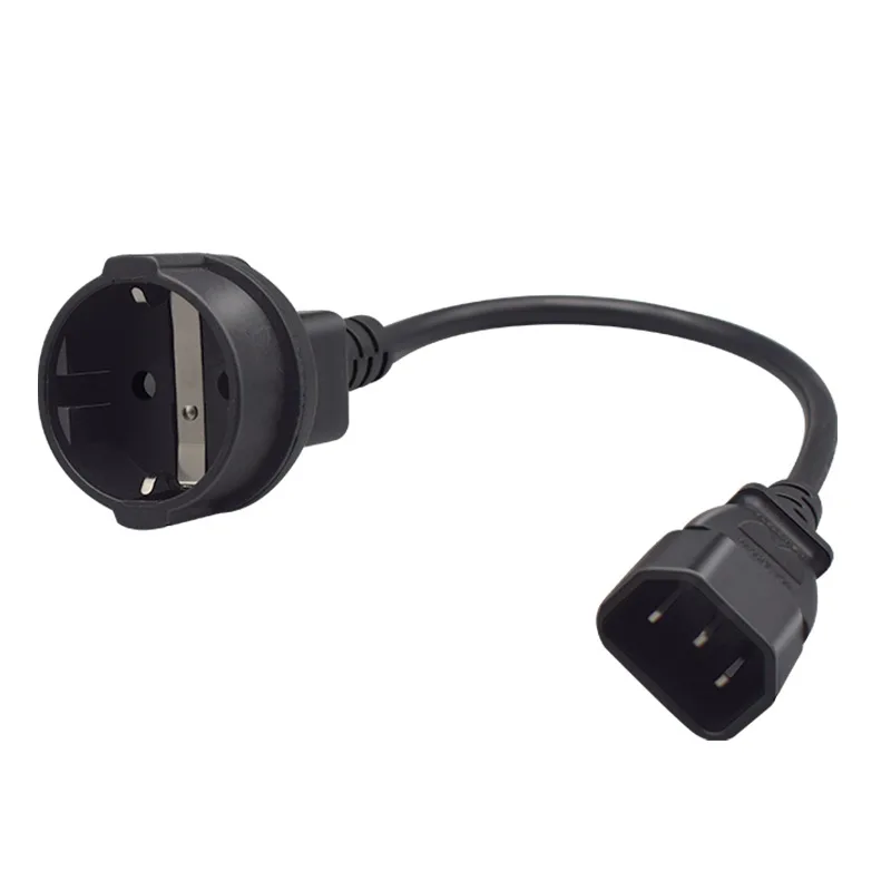 Адаптер розетки IEC 320 C14 на EU 4 8 мм вилка переменного тока EU4 преобразователь