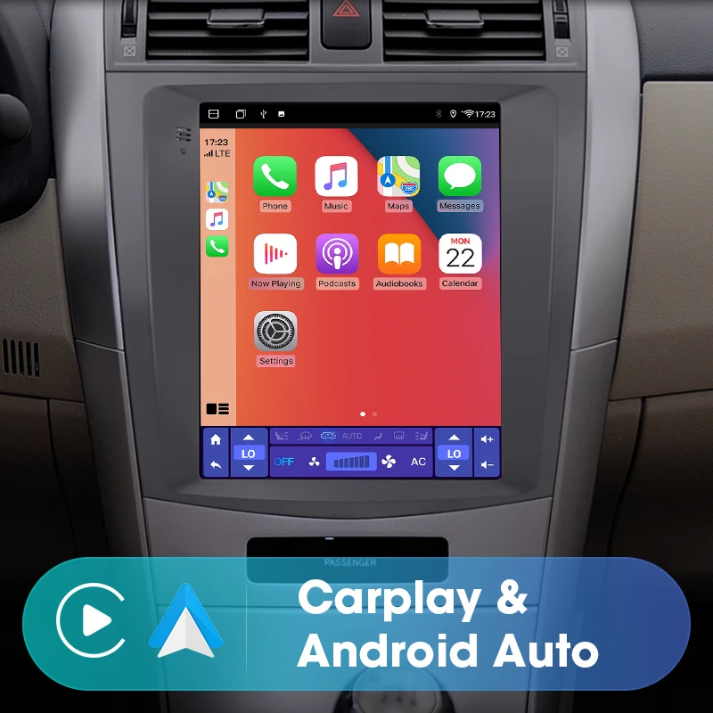 Автомагнитола 2 Din на Android 11 для Toyota Corolla E140/150 2006-2013 стерео мультимедийный