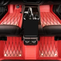 2022 NEW Original Car Floor Mats Set For VW Touran 2006-2015 Women Pink Grils Accessories Automovil Auto Interior Carpets Rugs