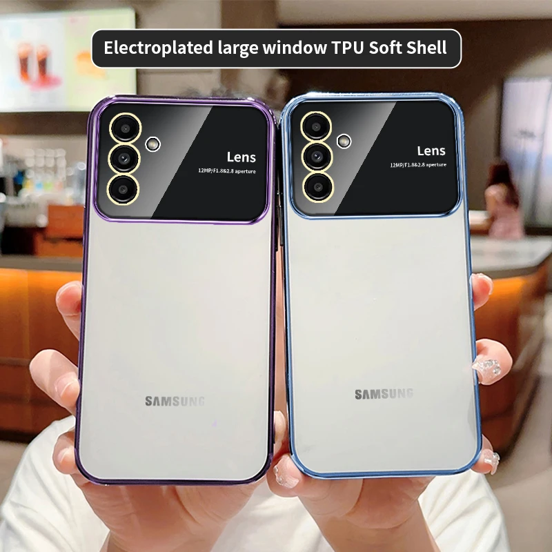 Роскошный оригинальный чехол с большим окошком для телефона Samsung Galaxy A14 4G A 14