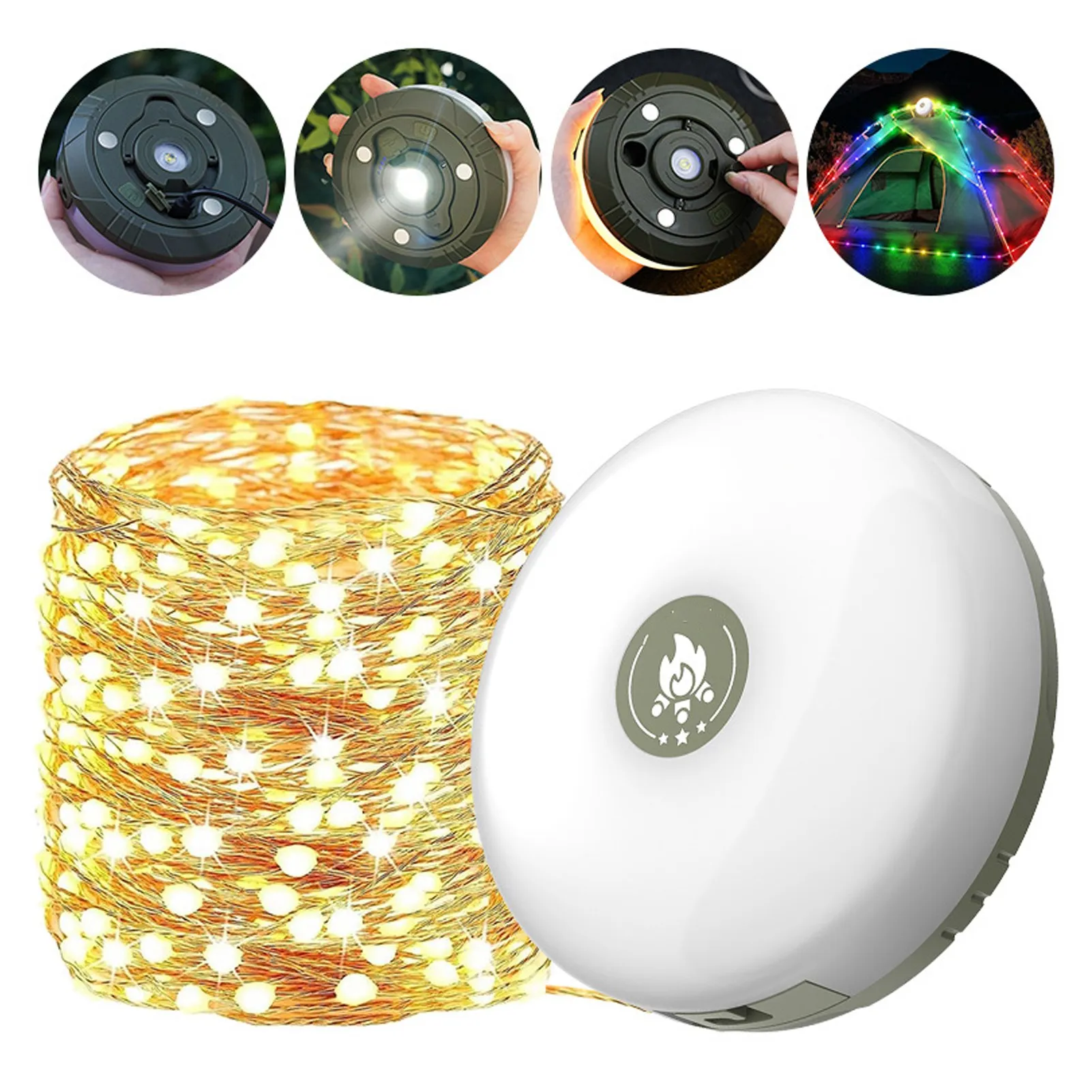 ZK20 Кемпинговый светильник многорежимный гибкий водонепроницаемый USB