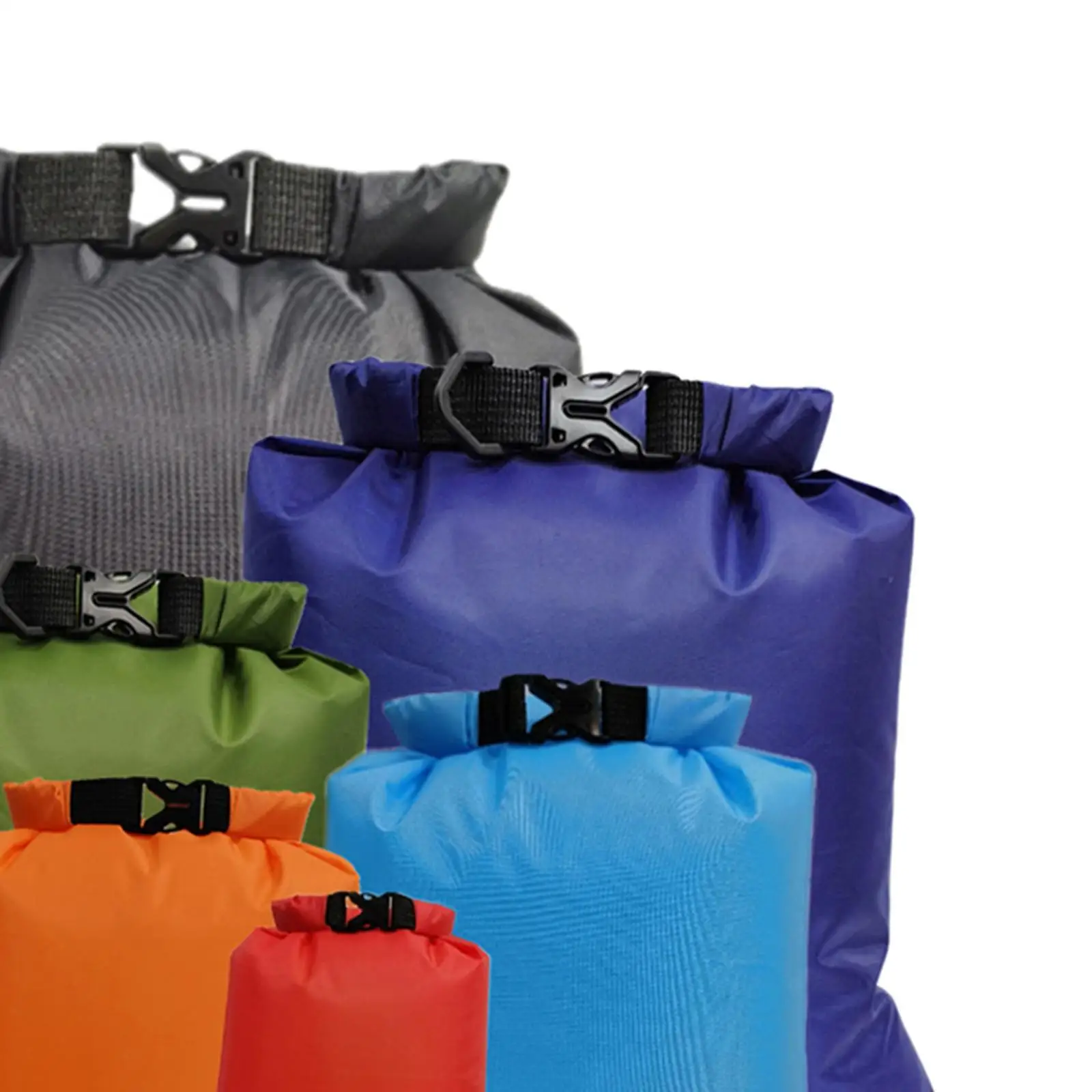 

6Pcs Waterproof Bag Floating Sacks Boating Outdoor Mixed Color