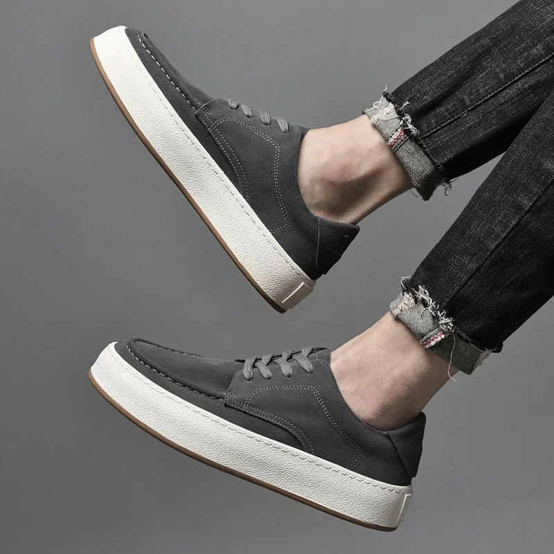 Новинка 2023 модная универсальная однотонная мужская деловая обувь Лидер продаж