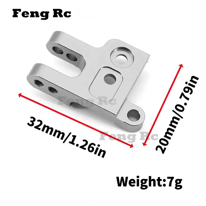 

7075 CNC Aluminum Alloy Metal Panhard Mount for Traxxas TRX4 TRX6 1/10 RC Crawler Car Upgrade Parts Accessories