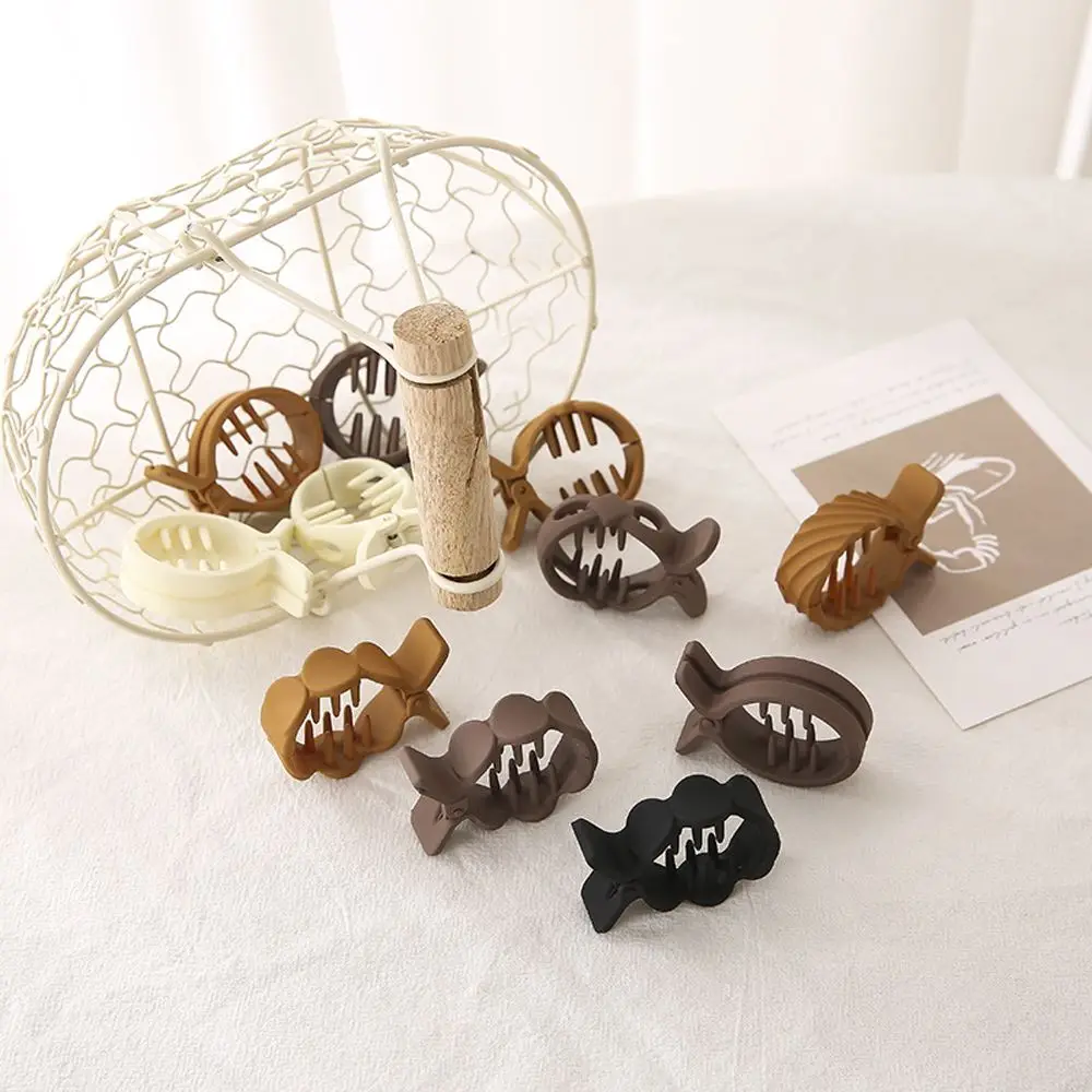 

Заколка-пряжка для волос, однотонные зажимы для конского хвоста, Женские аксессуары для укладки волос