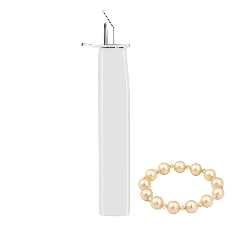 

Инструмент для завязывания жемчужин, завязыватель для бусин создает Надежные узлы, плотно последовательный инструмент «сделай сам» для изготовления ювелирных изделий, ручной инструмент для завязывания бусин